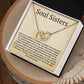 Perfect Pair Necklace , Soul Sisters Necklace, Best friend Necklace,