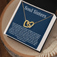 Interlocking Necklace, Soul Sisters Gift, best friends gifts,