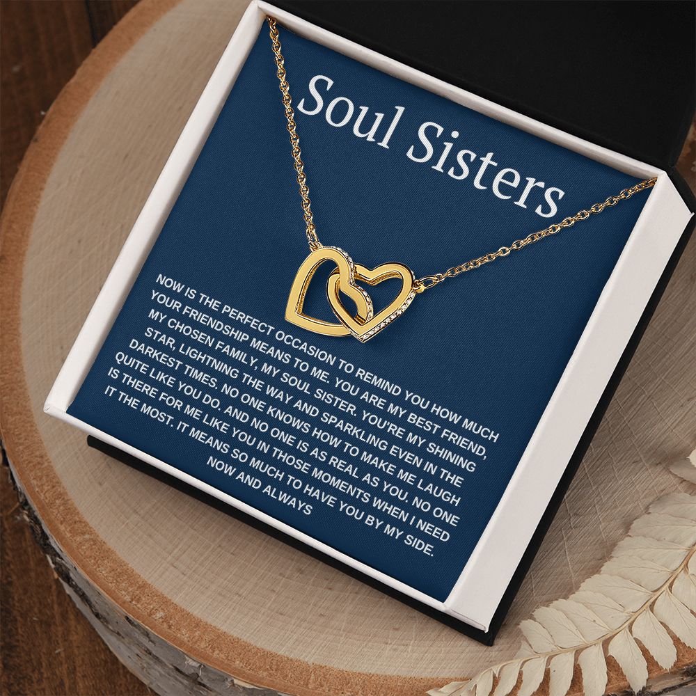 Interlocking Necklace, Soul Sisters Gift, best friends gifts,