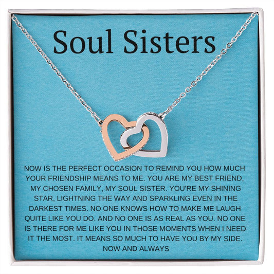 Perfect Pair Necklace , Soul Sisters Necklace, Best friend Necklace,
