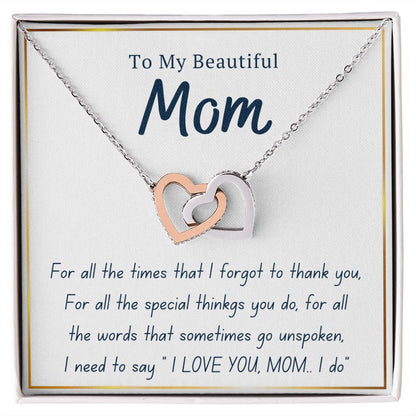 Interlock love Necklace, MOM gift,Interlock love Necklace, MOM gift, women, girls, moms, female,