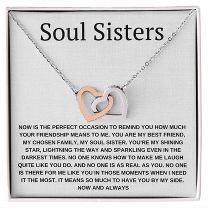 Perfect Pair Necklace , Soul Sisters Necklace, Best friend Necklace,
