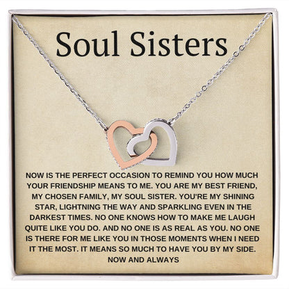 Perfect Pair Necklace , Soul Sisters Necklace, Best friend Necklace,