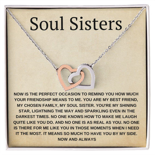 Perfect Pair Necklace , Soul Sisters Necklace, Best friend Necklace,