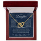 Interlock love Necklace, wife present, Personalized gifts, Daughter,