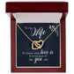 If I know what love is Interlock love Necklace, wife present, Personalized gifts