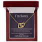 Interlocking Necklace, I'm sorry, gift for her