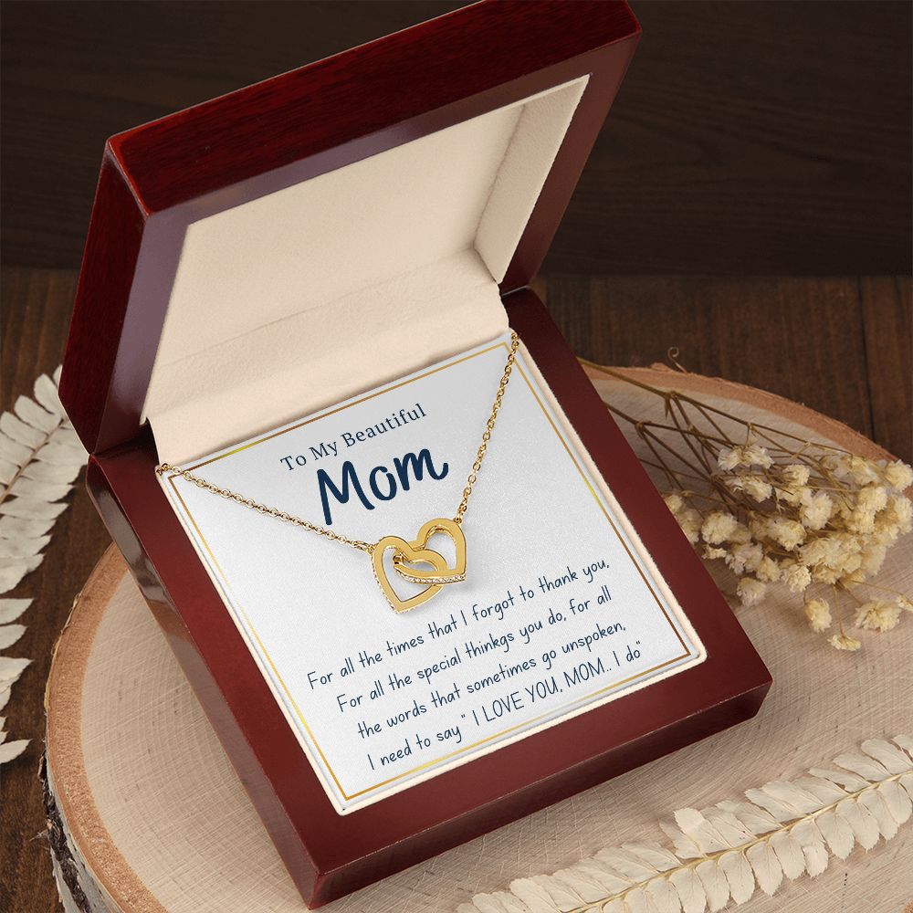 Interlock love Necklace, MOM gift,Interlock love Necklace, MOM gift, women, girls, moms, female,