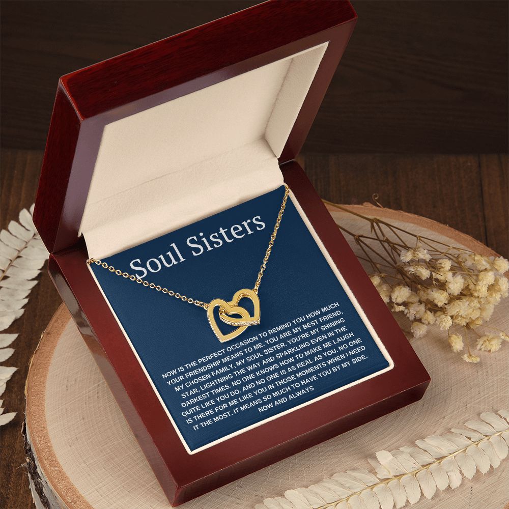 Interlocking Necklace, Soul Sisters Gift, best friends gifts,