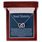 Interlocking Necklace, Soul Sisters Gift, best friends gifts,