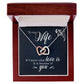 If I know what love is Interlock love Necklace, wife present, Personalized gifts