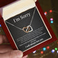 Interlocking Necklace, I'm sorry, gift for her