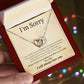 Interlocking Necklace, I'm sorry, gift for her