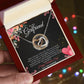 To my Girlfriend gift, Interlocking Necklace, Valentines day Necklace