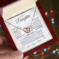 Interlock love Necklace, wife present, Personalized gifts, Daughter