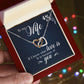 If I know what love is Interlock love Necklace, wife present, Personalized gifts