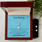 Alluring Beauty Necklace and Earring Set, I'm sorry gift, sorry gift