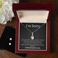 Alluring Beauty Necklace and Earring Set, I'm sorry gift, sorry gift