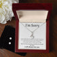 Alluring Beauty Necklace and Earring Set, I'm sorry gift, sorry gift