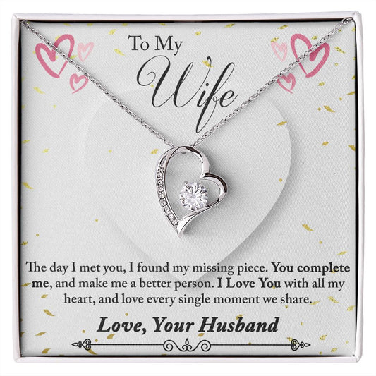 Forever Love Necklace, Wife gift necklace, Valentines day gift for wife