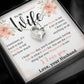 To my Beautiful Wife Necklace, Forever Love Necklace, From Husband