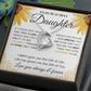To my Beautiful Daughter Necklace, Sunflower,