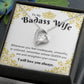 Badass Wife Necklace, Forever Love Necklace