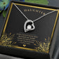 Forever love necklace, Daughter, I love you, special gift, personalized gift