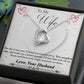 Forever Love Necklace, Wife gift necklace, Valentines day gift for wife