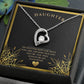 Daughter, Forever necklace, heart Necklace,