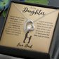Forever Love Necklace, To my Daughter, Emotional Message, Daughters gift,