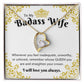 Badass Wife Necklace, Forever Love Necklace