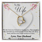 Forever Love Necklace, Wife gift necklace, Valentines day gift for wife