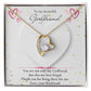 Forever love Necklace, Girlfriend gift, Valentines day gift