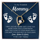 To my Beautiful Mom Heart Necklace