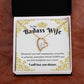 Badass Wife Necklace, Forever Love Necklace