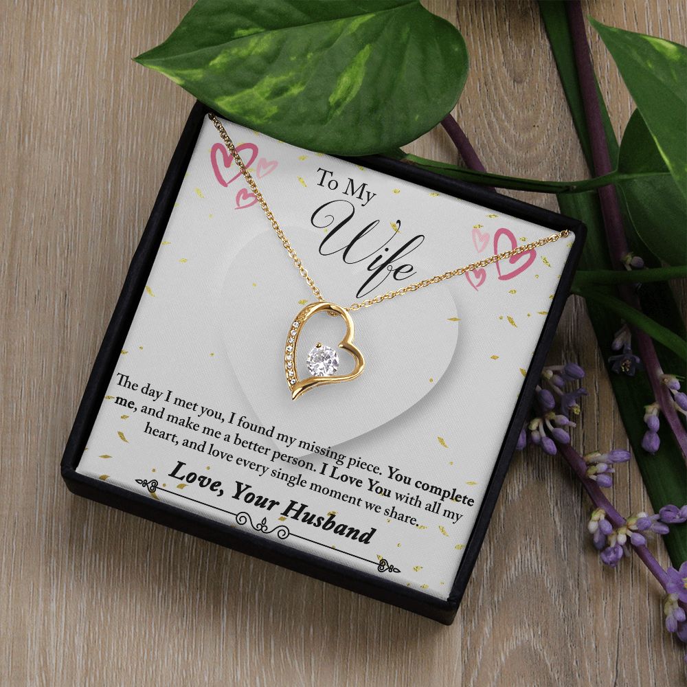 Forever Love Necklace, Wife gift necklace, Valentines day gift for wife