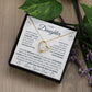 Daughter - From Dad , Forever Love Necklace