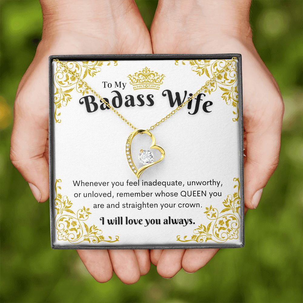 Badass Wife Necklace, Forever Love Necklace