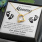 To my Beautiful Mom Heart Necklace