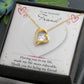 Forever love necklace, Friend necklace, Valentines day gift