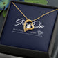 White Gold Forever Love Necklace