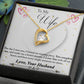 Forever Love Necklace, Wife gift necklace, Valentines day gift for wife