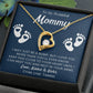 To my Beautiful Mom Heart Necklace