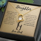 Forever Love Necklace, To my Daughter, Emotional Message, Daughters gift,