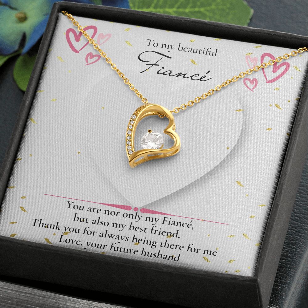 To My Future Wife Necklace, Fiance Gifts for Her Love Knot Necklace to –  Paperamber