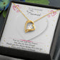 Forever Heart Necklace, Fiance Necklace, Valentines day gift
