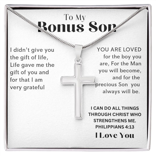 Bonus Son Cross Necklace, Faith,
