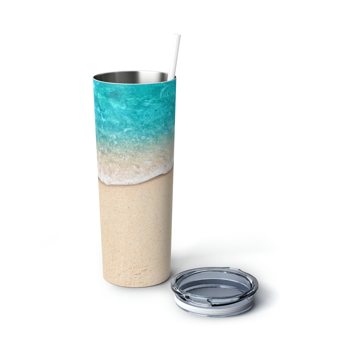 Beach Steel Tumbler 20oz