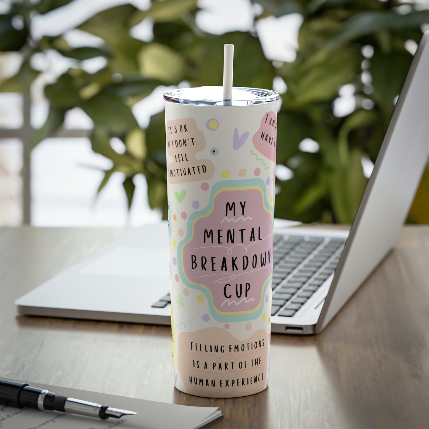 Mental Health Tumbler ,20oz